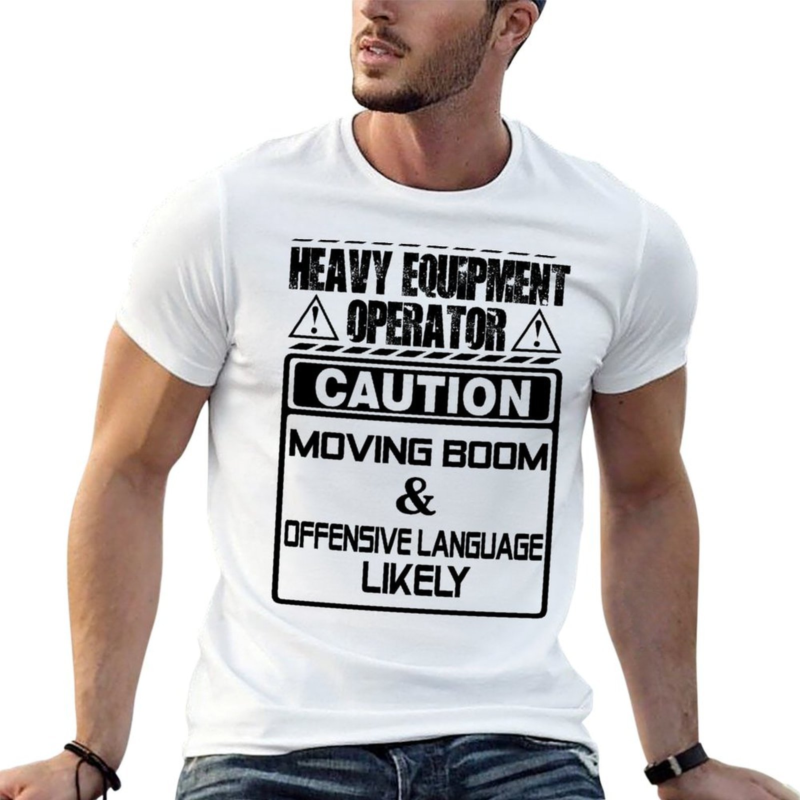 Heavy Equipment Operations - تي شيرت بطباعة فيكتور باجكراوند فيكتور