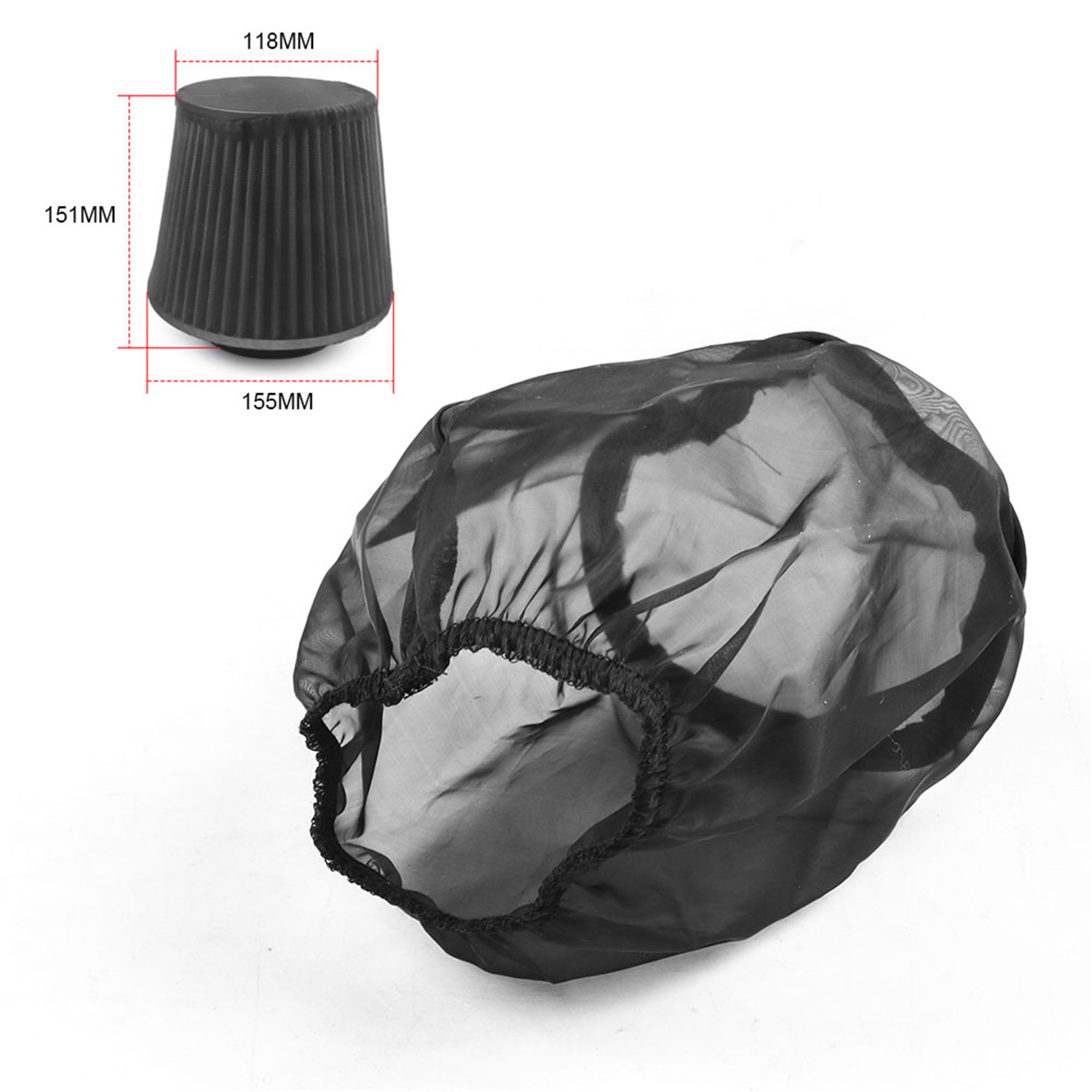 Heavy Equipment Air Filter Cleaner - قطعة واحدة من غطاء فلتر الهواء