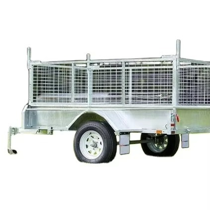 مقطورة صندوقية مجلفنة بالكامل  - مراجعة Heavy Equipment Trailer وسعره
