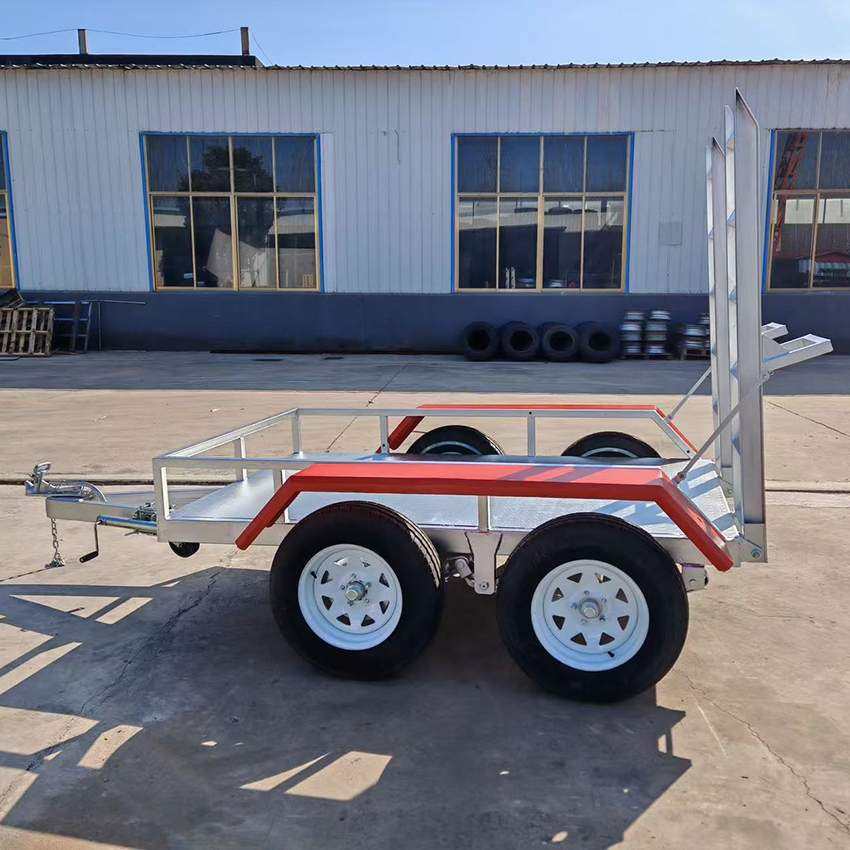 مقطورة مائلة سرير منخفض هيدرول - مراجعة Heavy Equipment Trailer وسعره