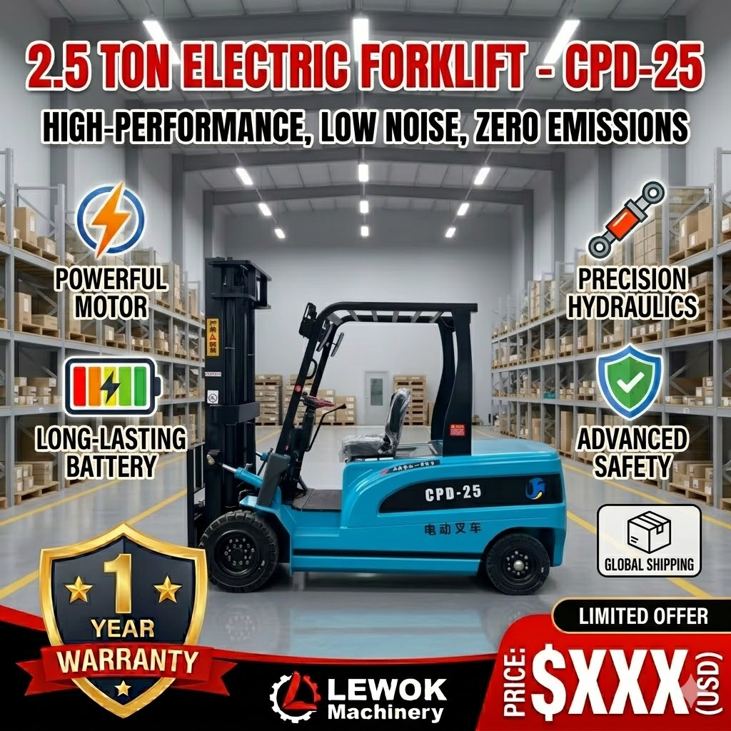رافعة شوكية كهربائية رافعة ٢ ط - مراجعة Heavy Equipment Battery وسعره